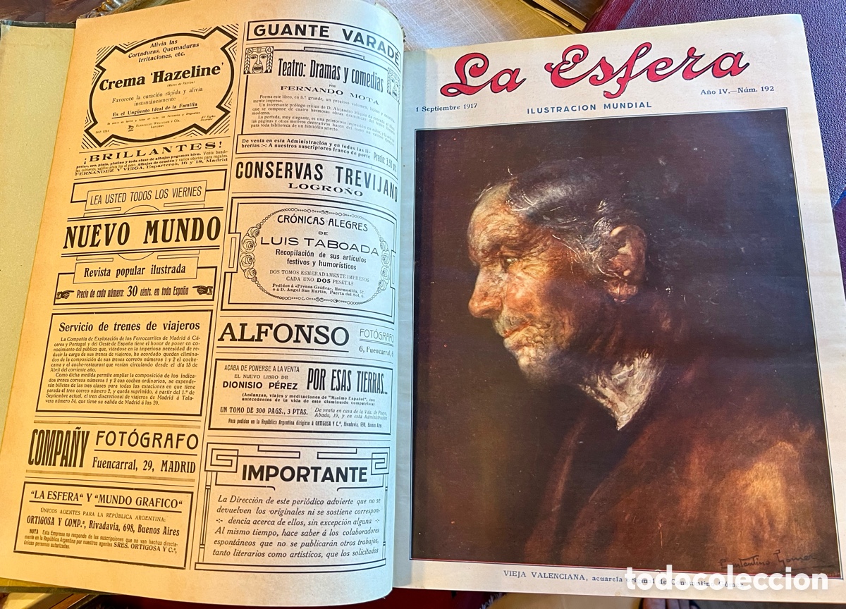 Libros antiguos: Revista LA ESFERA, a&ntilde;o 1917, tomo 3 - Foto 3