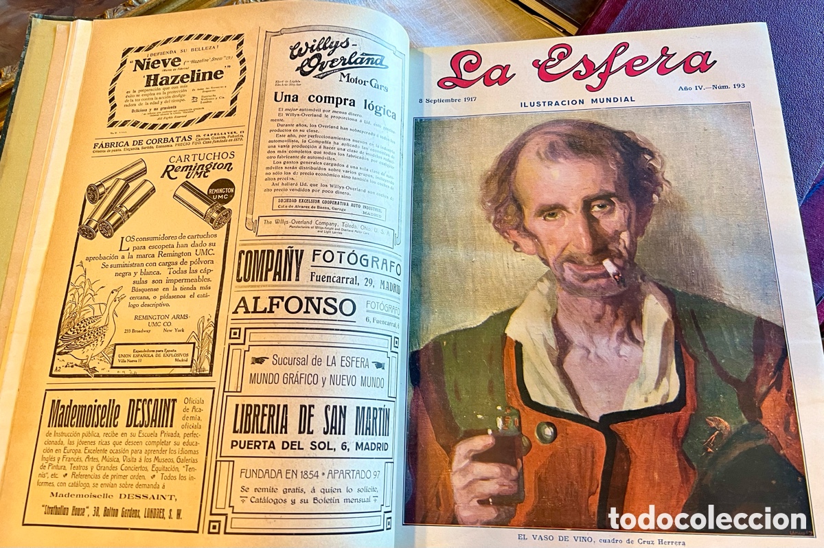Libros antiguos: Revista LA ESFERA, a&ntilde;o 1917, tomo 3 - Foto 4