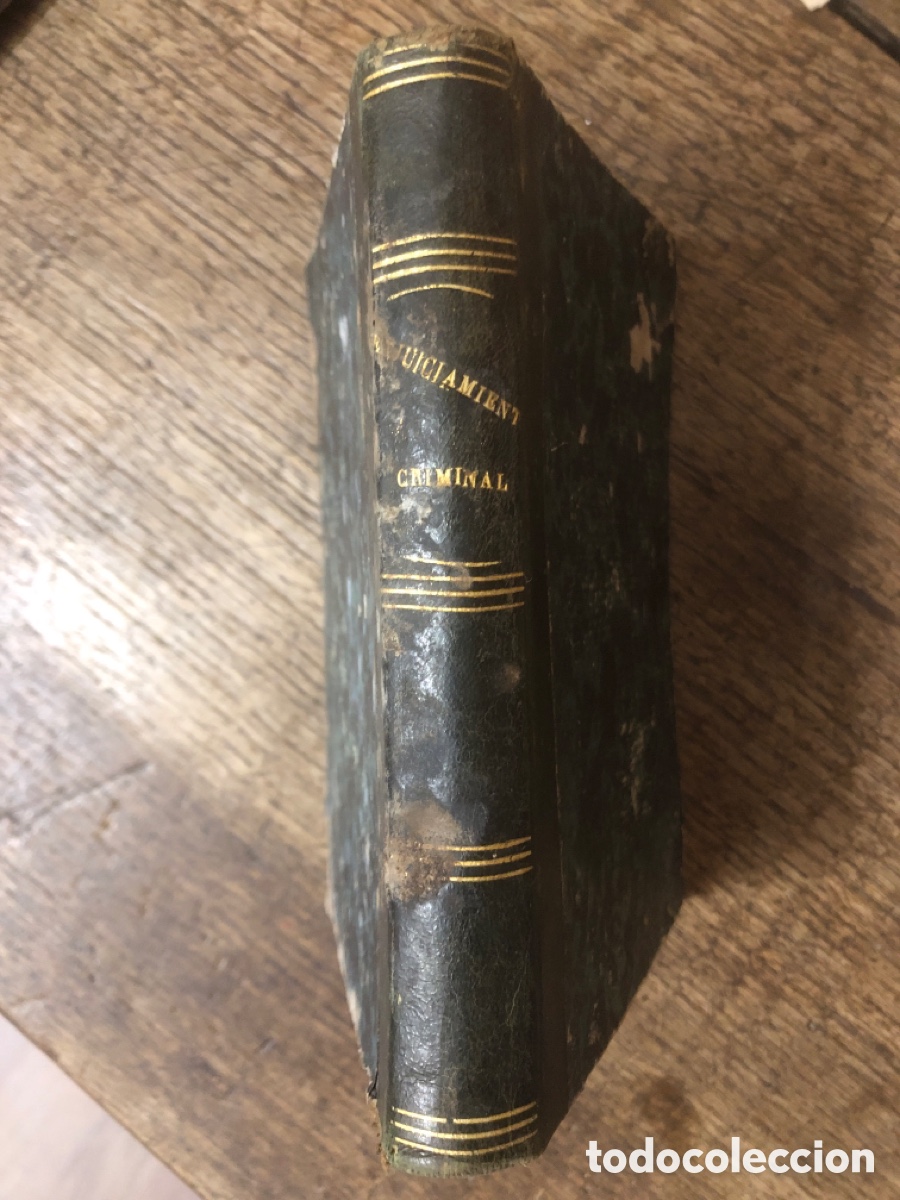 Libros antiguos: Libro enjuiciamiento criminal (1878) - Foto 2