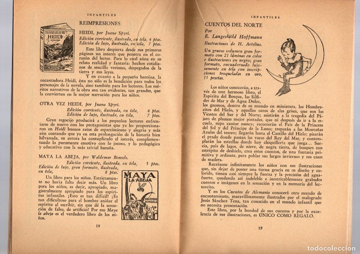 Libros antiguos: CATALOGO NOVEDADES EDITORIAL JUVENTUD OTO&Ntilde;O 1935 - Foto 2