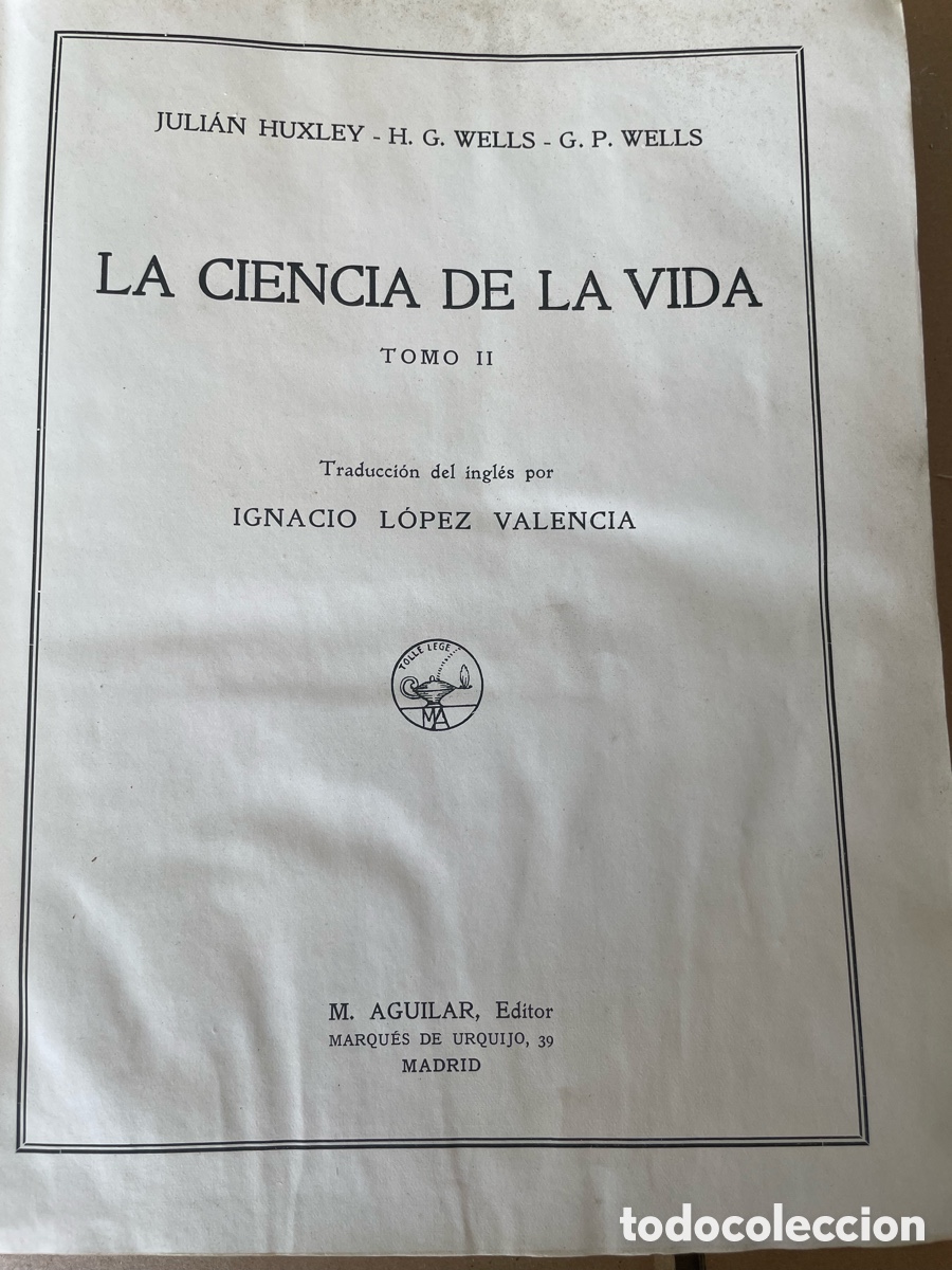 Libros antiguos: LA CIENCIA DE LA VIDA - Foto 3