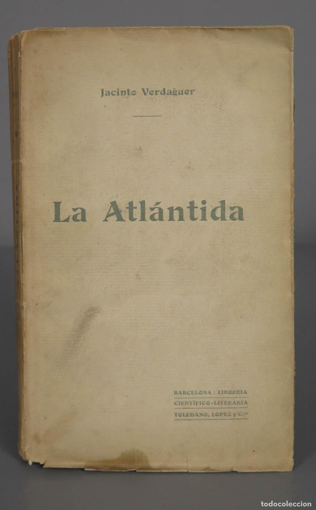 Libros antiguos: La Atl&aacute;ntida. VERDAGUER. 1905 - Foto 1