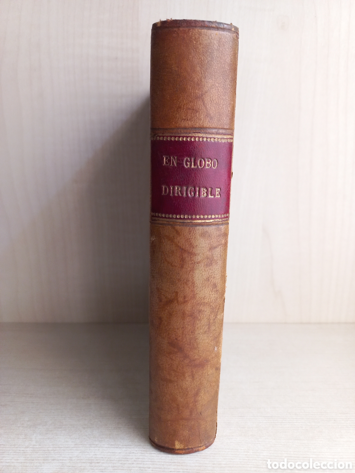 Libros antiguos: El globo dirigible. Gustave Guitton. La Vanguardia, 1908. Dos tomos en uno. - Foto 1