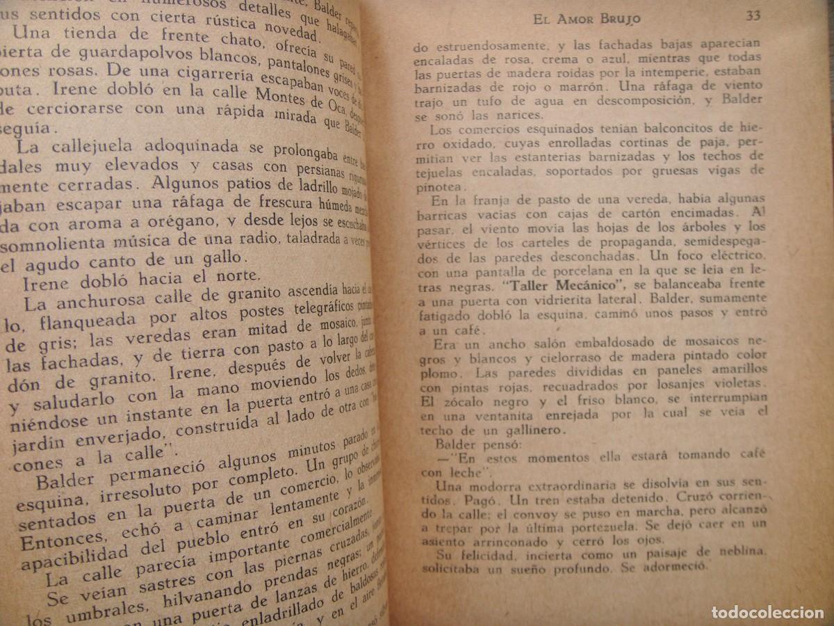 Libros antiguos: Roberto Arlt: EL AMOR BRUJO. Segunda edici&oacute;n - Foto 4