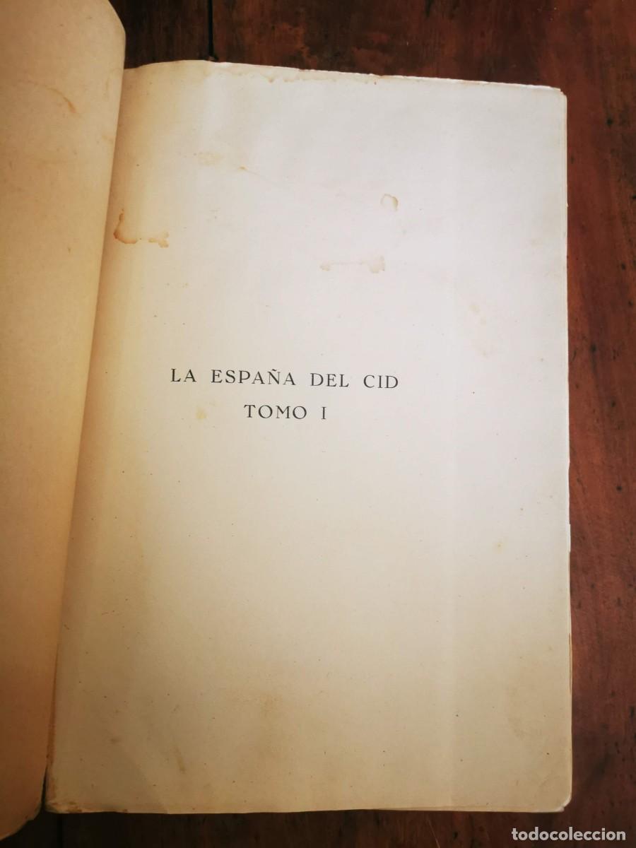 Libros antiguos: MEN&Eacute;NDEZ PIDAL, Ram&oacute;n. La Espa&ntilde;a del Cid - Foto 3