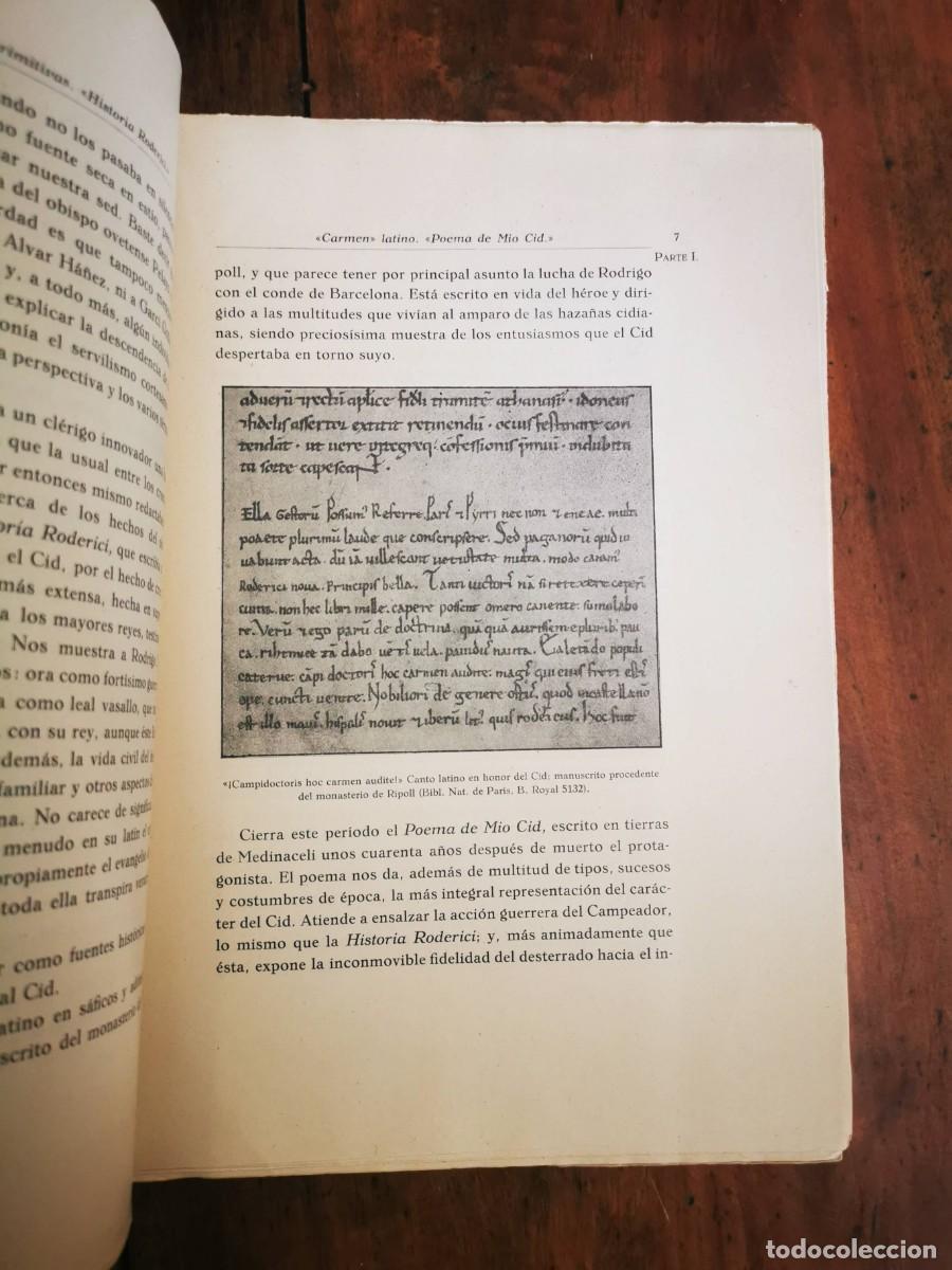 Libros antiguos: MEN&Eacute;NDEZ PIDAL, Ram&oacute;n. La Espa&ntilde;a del Cid - Foto 4