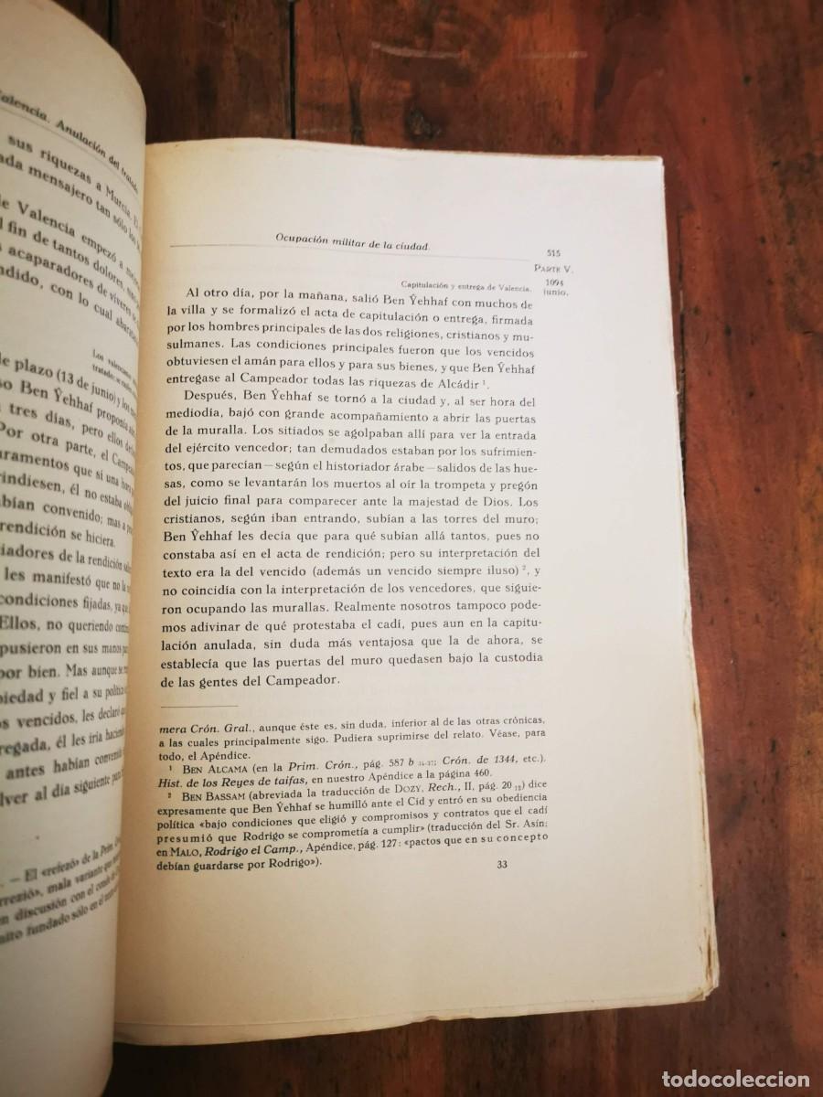 Libros antiguos: MEN&Eacute;NDEZ PIDAL, Ram&oacute;n. La Espa&ntilde;a del Cid - Foto 9