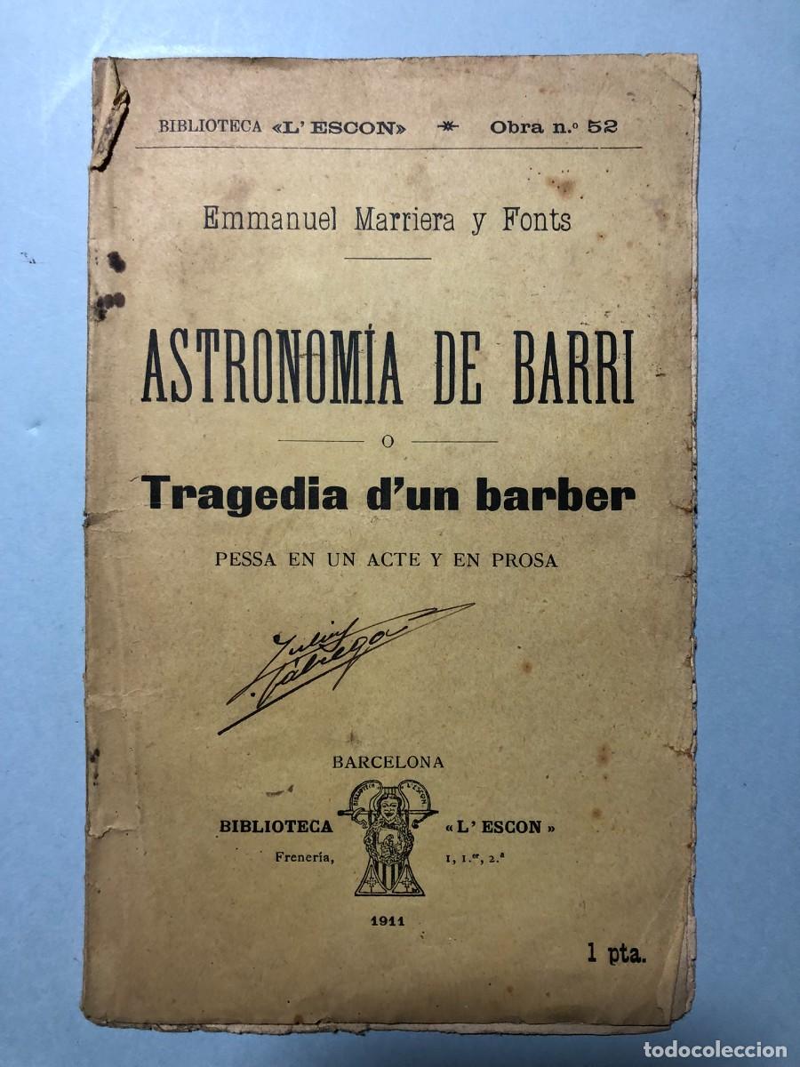 Libros antiguos: Biblioteca LEscon &ndash; Astronom&iacute;a de Barri 1911 - Foto 1
