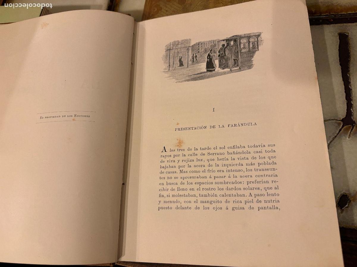 Libros antiguos: Espuma. Armando Palacio Vald&eacute;s. 2 tomos. 1890 - Foto 5