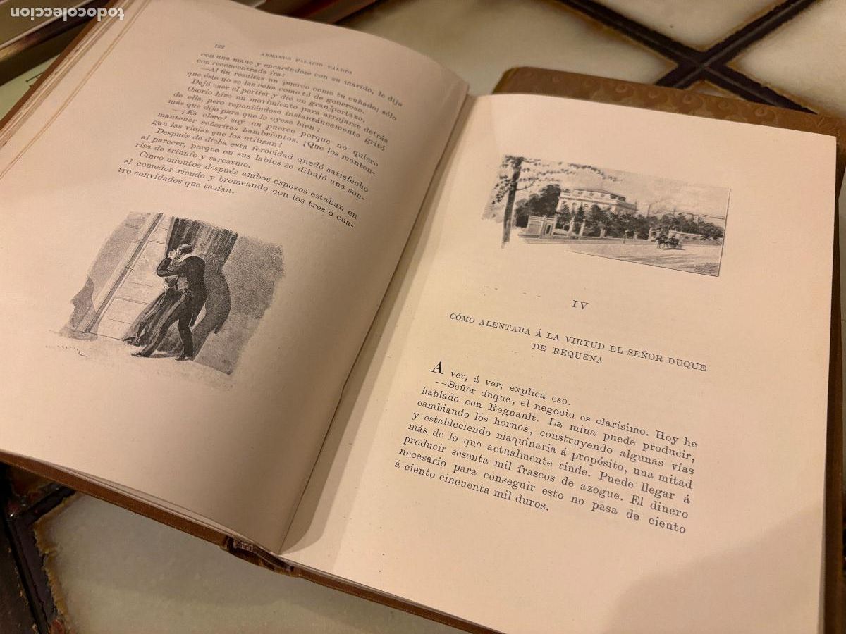 Libros antiguos: Espuma. Armando Palacio Vald&eacute;s. 2 tomos. 1890 - Foto 6