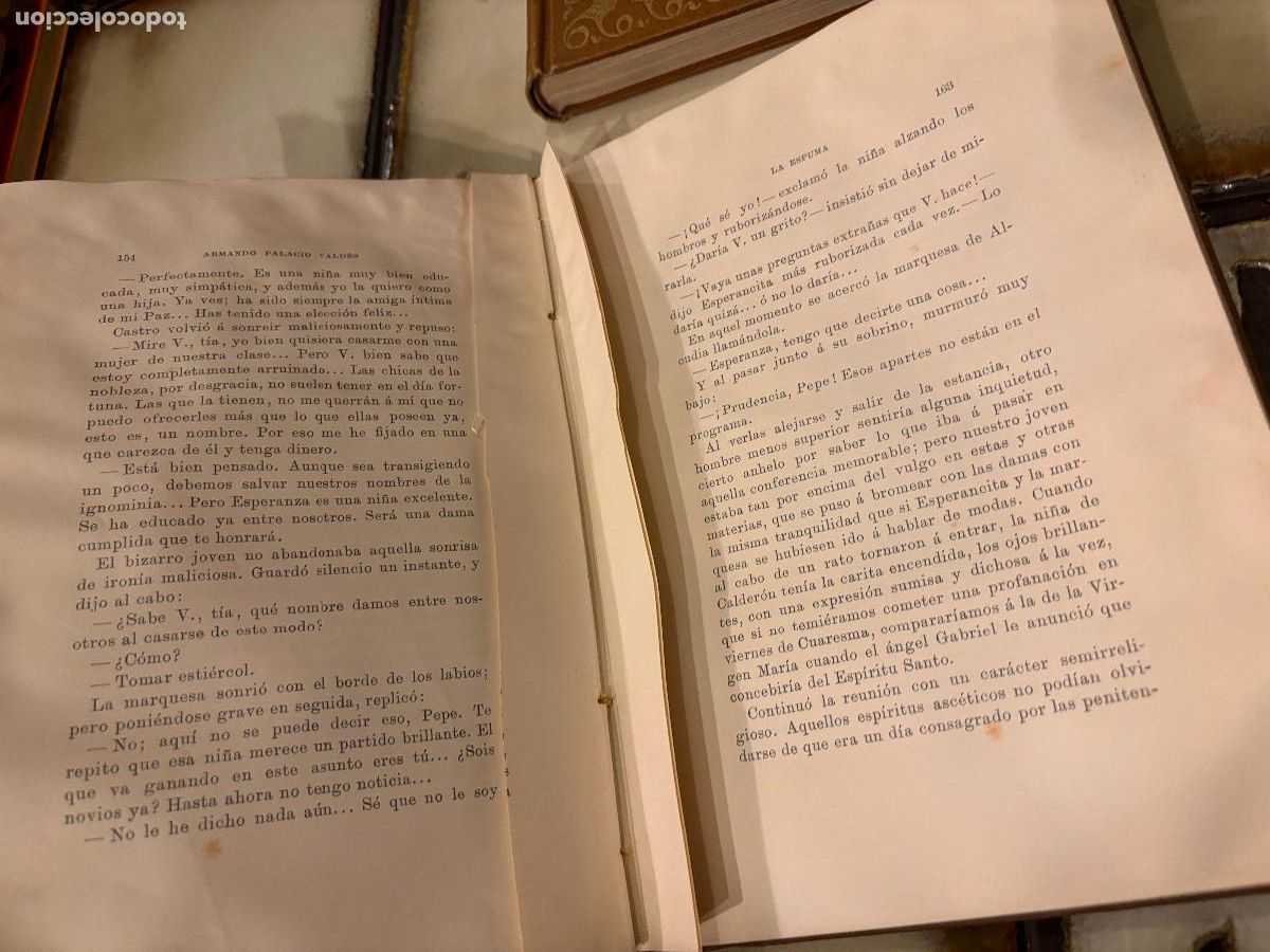 Libros antiguos: Espuma. Armando Palacio Vald&eacute;s. 2 tomos. 1890 - Foto 11