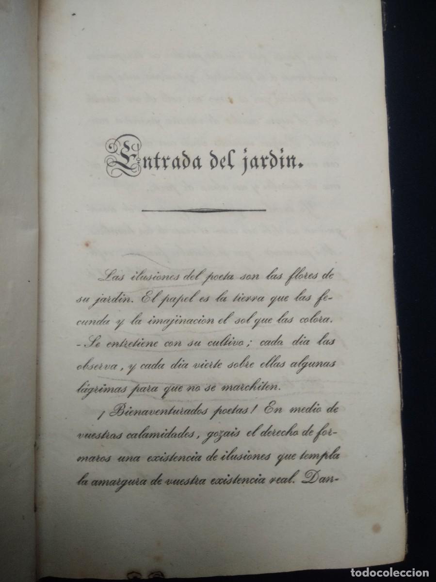 Libros antiguos: Antiguo Libro Mis Flores- A. Ribol a&ntilde;o 1837 - Foto 7