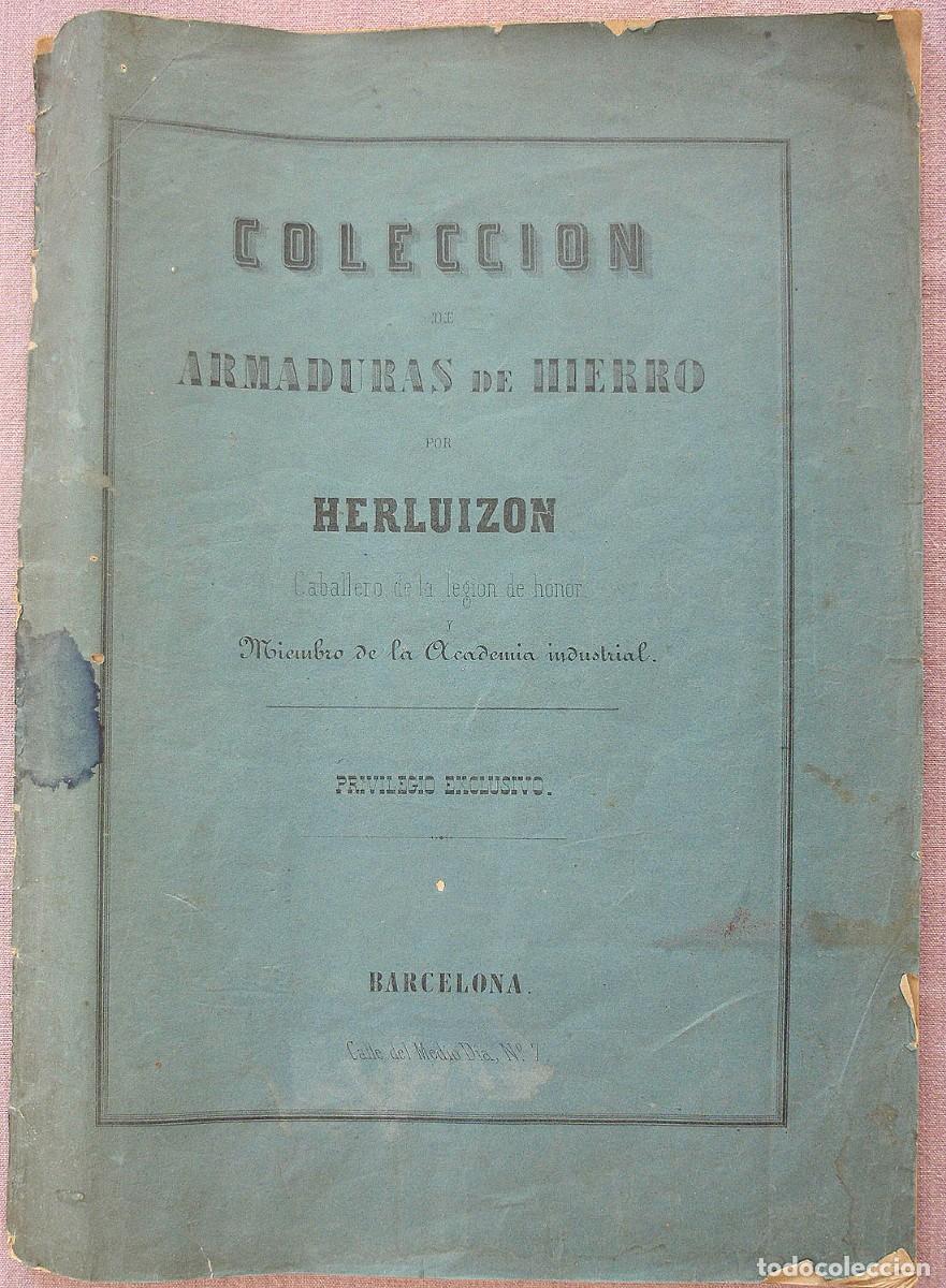 Libros antiguos: Herluizon. Colecci&oacute;n de Armaduras de Hierro - Foto 1