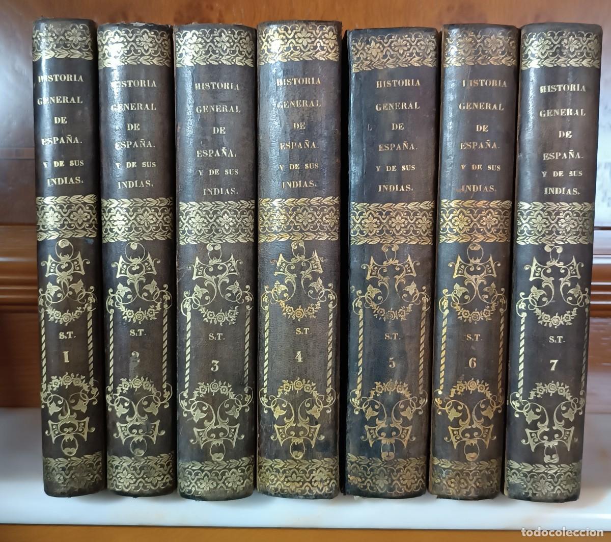 Libros antiguos: Historia General de Espa&ntilde;a y de sus Indias - Foto 1