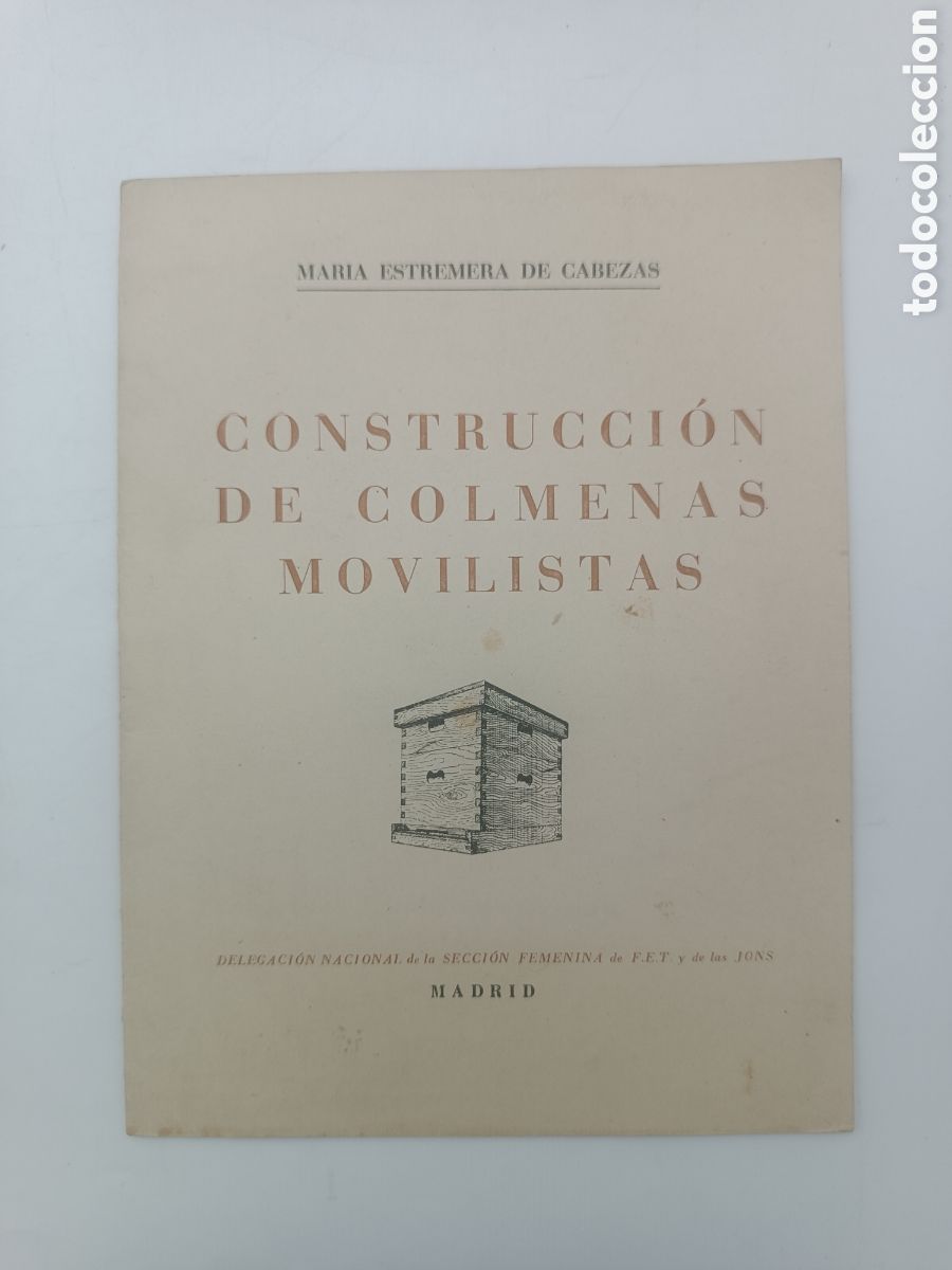 Libros antiguos: Construcci&oacute;n de colmenas movilistas - Foto 1