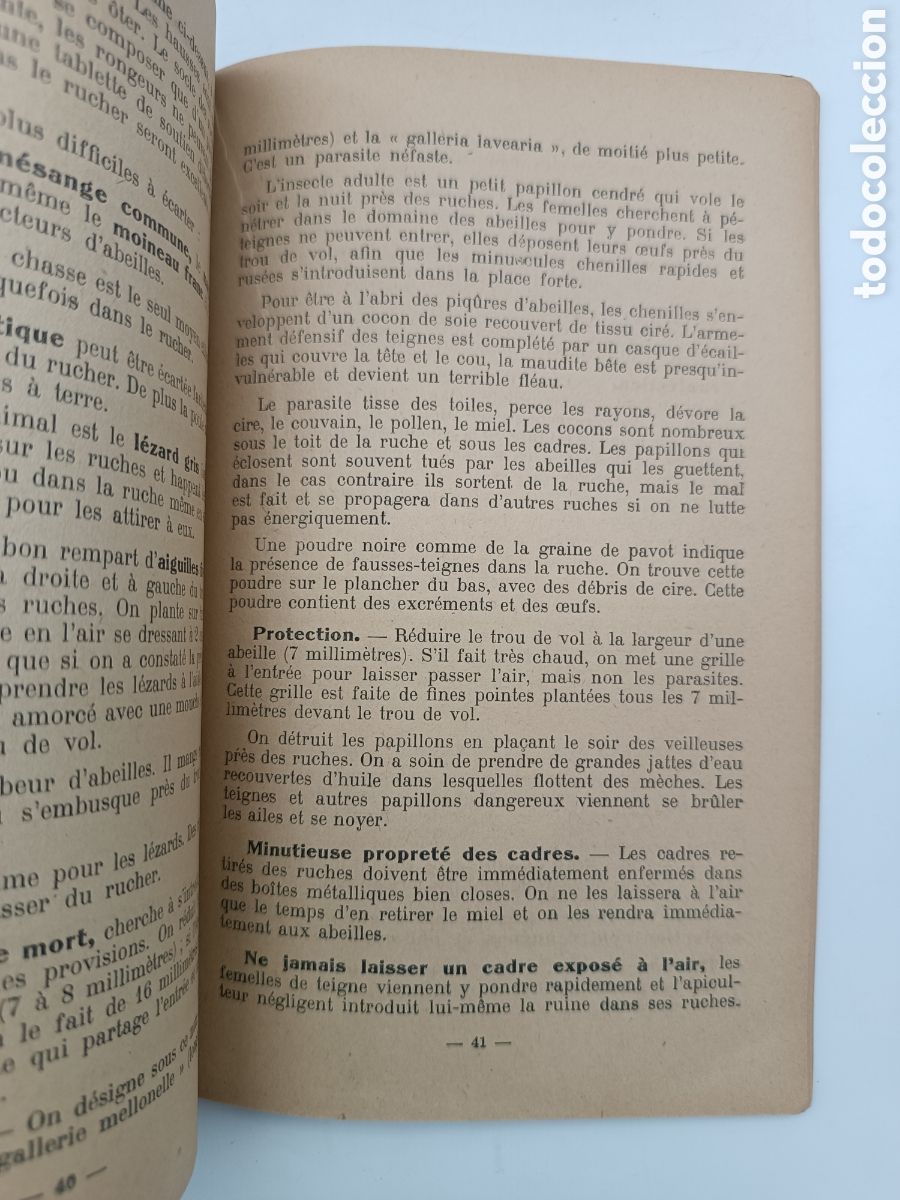 Libros antiguos: Lelevage des abeilles 1946 - Foto 3