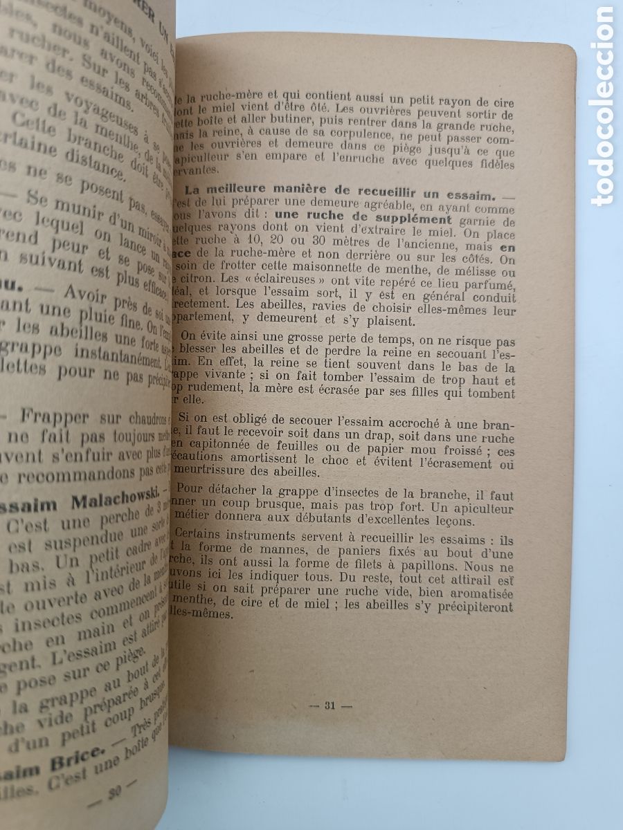 Libros antiguos: Lelevage des abeilles 1946 - Foto 4