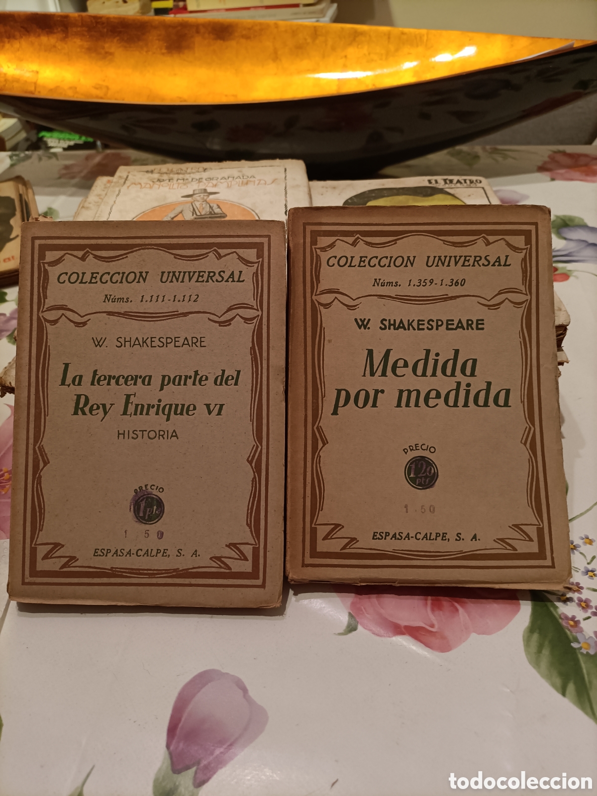 Libros antiguos: 2 Libros Antiguos, W.Shakespeare,1929-1934 - Foto 1