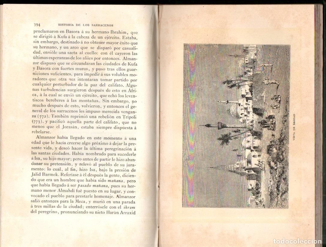 Libros antiguos: GILMAN : HISTORIA DE LOS SARRACENOS (PROGRESO, 1889) MUY ILUSTRADO - Foto 2