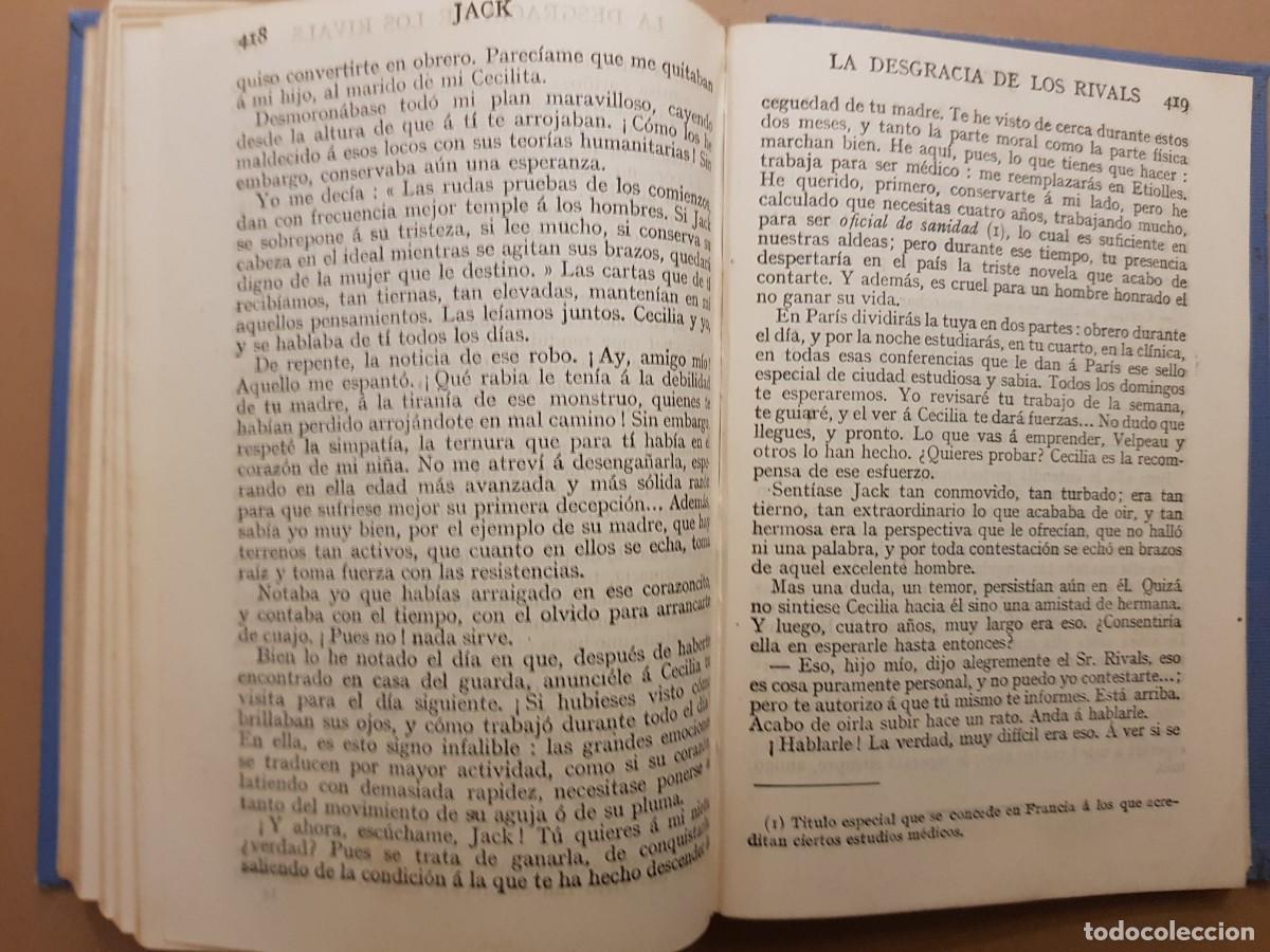 Libros antiguos: ALPHONSE DAUDET - JACK - THOMAS NELSONS AND SONS LTD. - A&Ntilde;O 193? - Foto 11