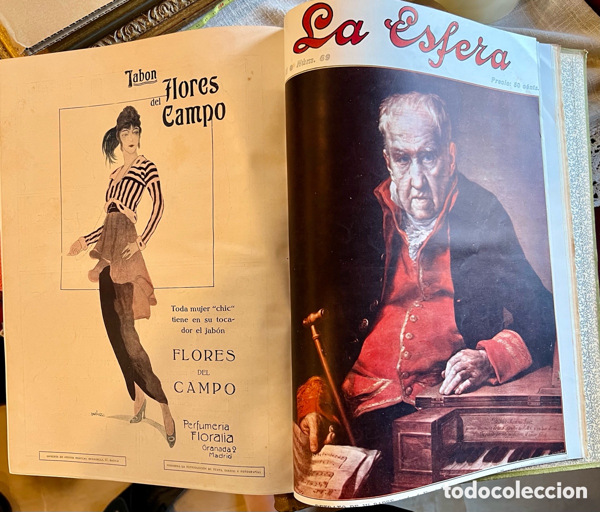 Libros antiguos: REVISTA LA ESFERA, 1915, COMPLETO. - Foto 2