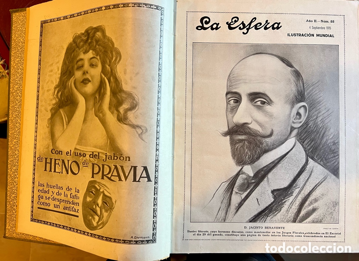 Libros antiguos: REVISTA LA ESFERA, 1915, COMPLETO. - Foto 8