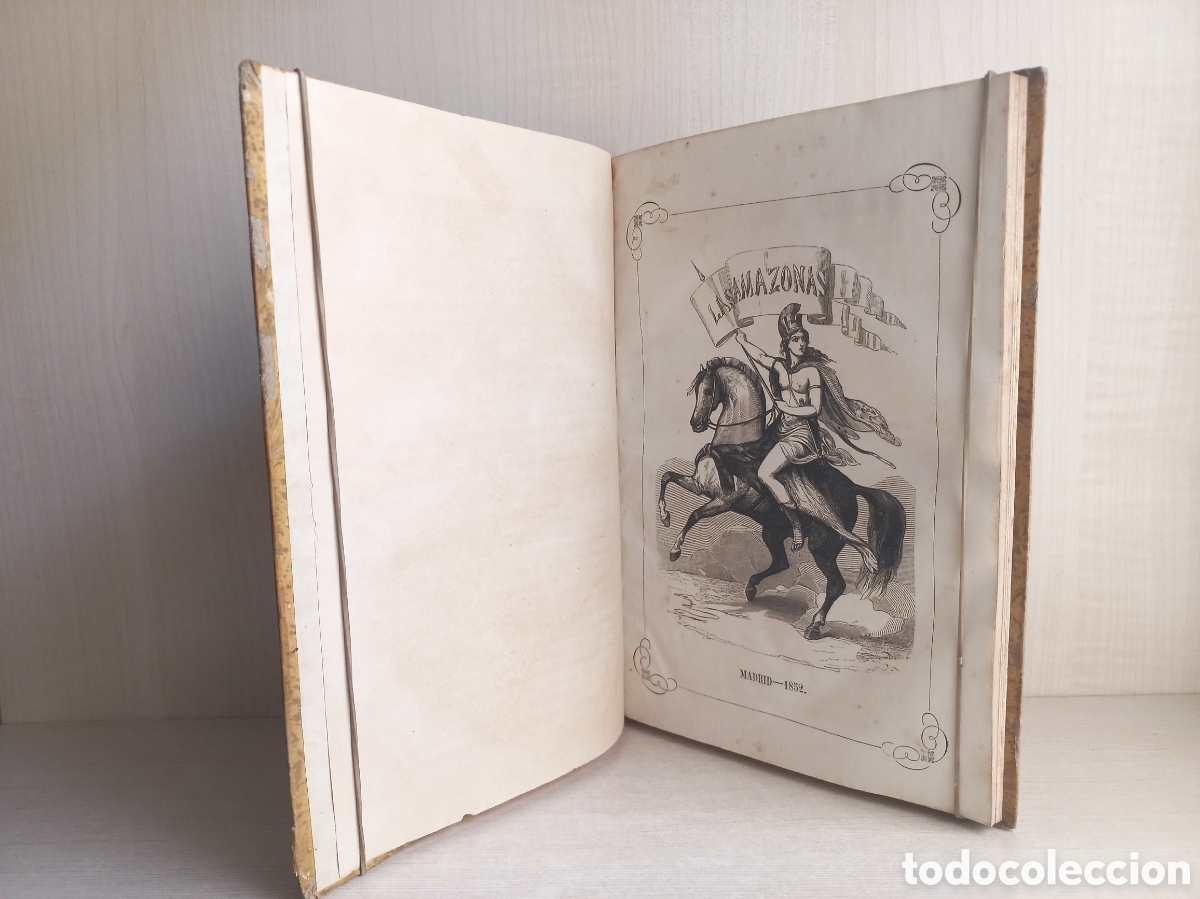 Libros antiguos: Las Amazonas. Pedro Mata. 1852. Sin grabados. - Foto 4