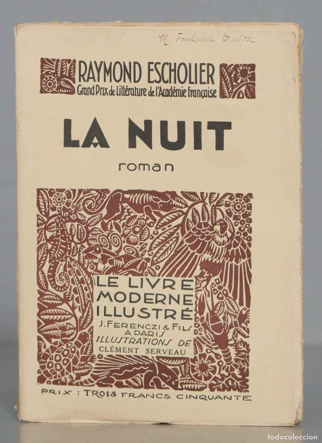 Libros antiguos: LA NUIT. 1932. ESCHOLIER - Foto 1