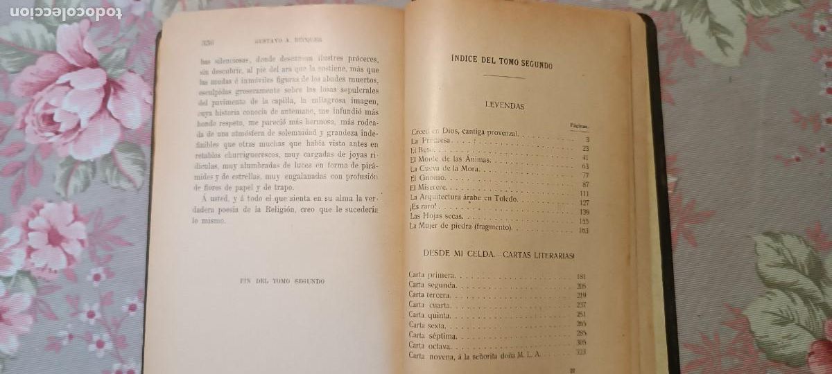 Libros antiguos: Obras de Gustavo Adolfo B&eacute;cquer - Foto 5