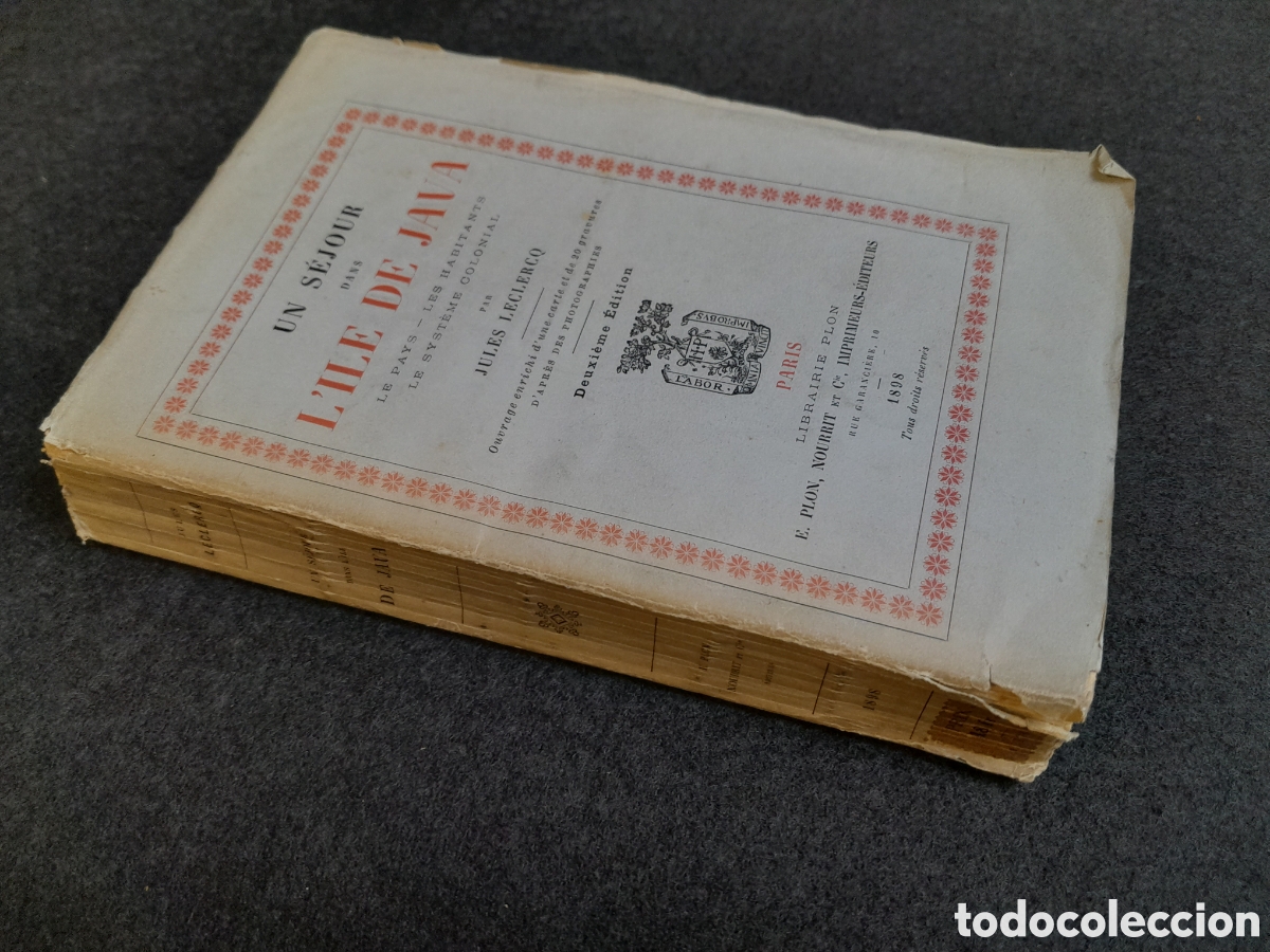 Libros antiguos: L-6116. UN S&Eacute;JOUR DAND LILE DE JAVA. JULES LECLERCQ. 1898. - Foto 10
