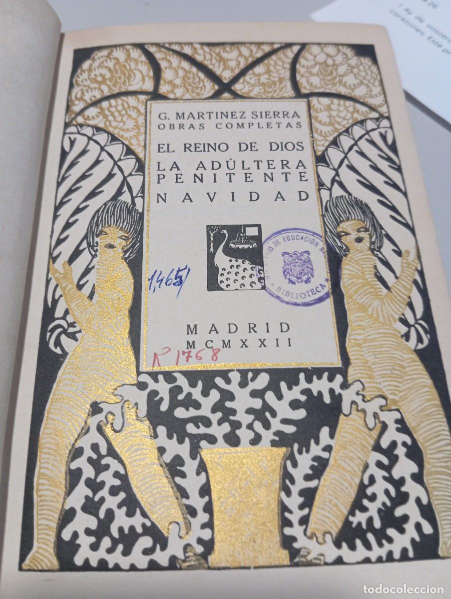 Libros antiguos: EL REINO DE DIOS/LA ADULTERA PENITENTE/NAVIDAD - Foto 2
