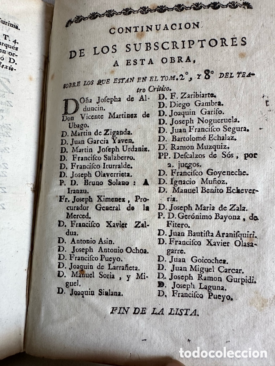Libros antiguos: PADRE BENITO GER&Oacute;NIMO FEIJOO libro pergamino1787 - Foto 11