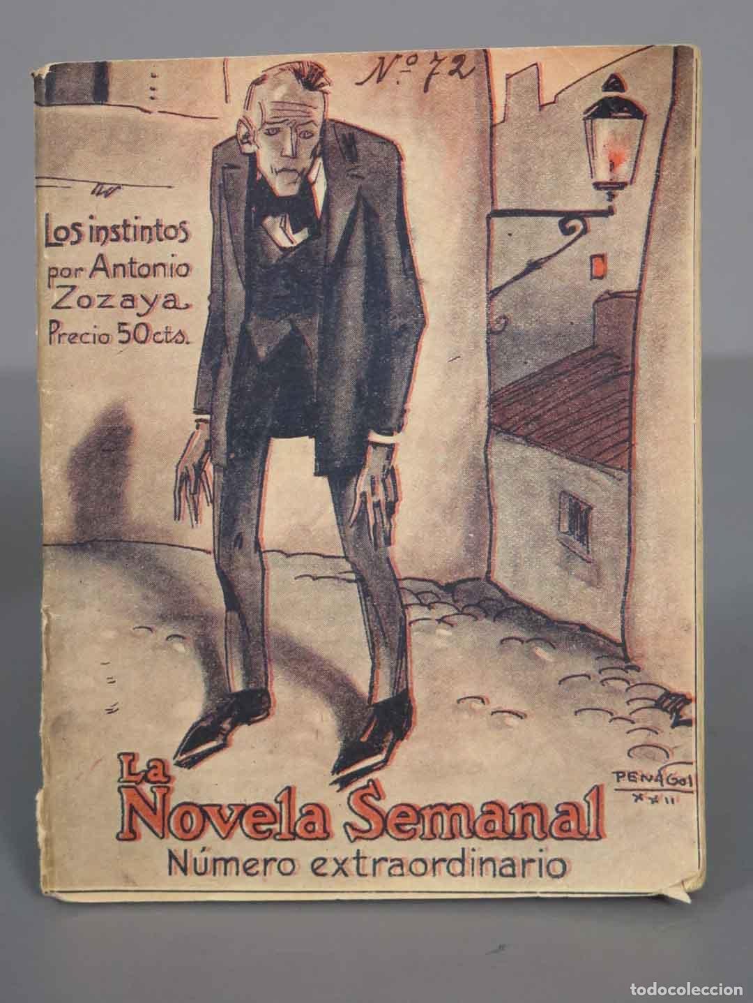 Libros antiguos: Los instintos ZOZAYA - Foto 1