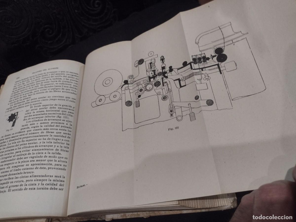 Libros antiguos: Filatura del Algod&oacute;n 1947 G. Beltrami - Foto 6
