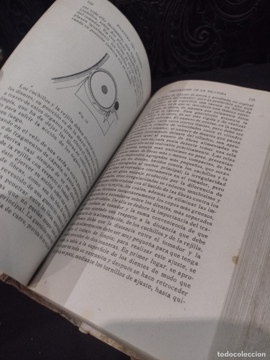 Libros antiguos: Filatura del Algod&oacute;n 1947 G. Beltrami - Foto 7