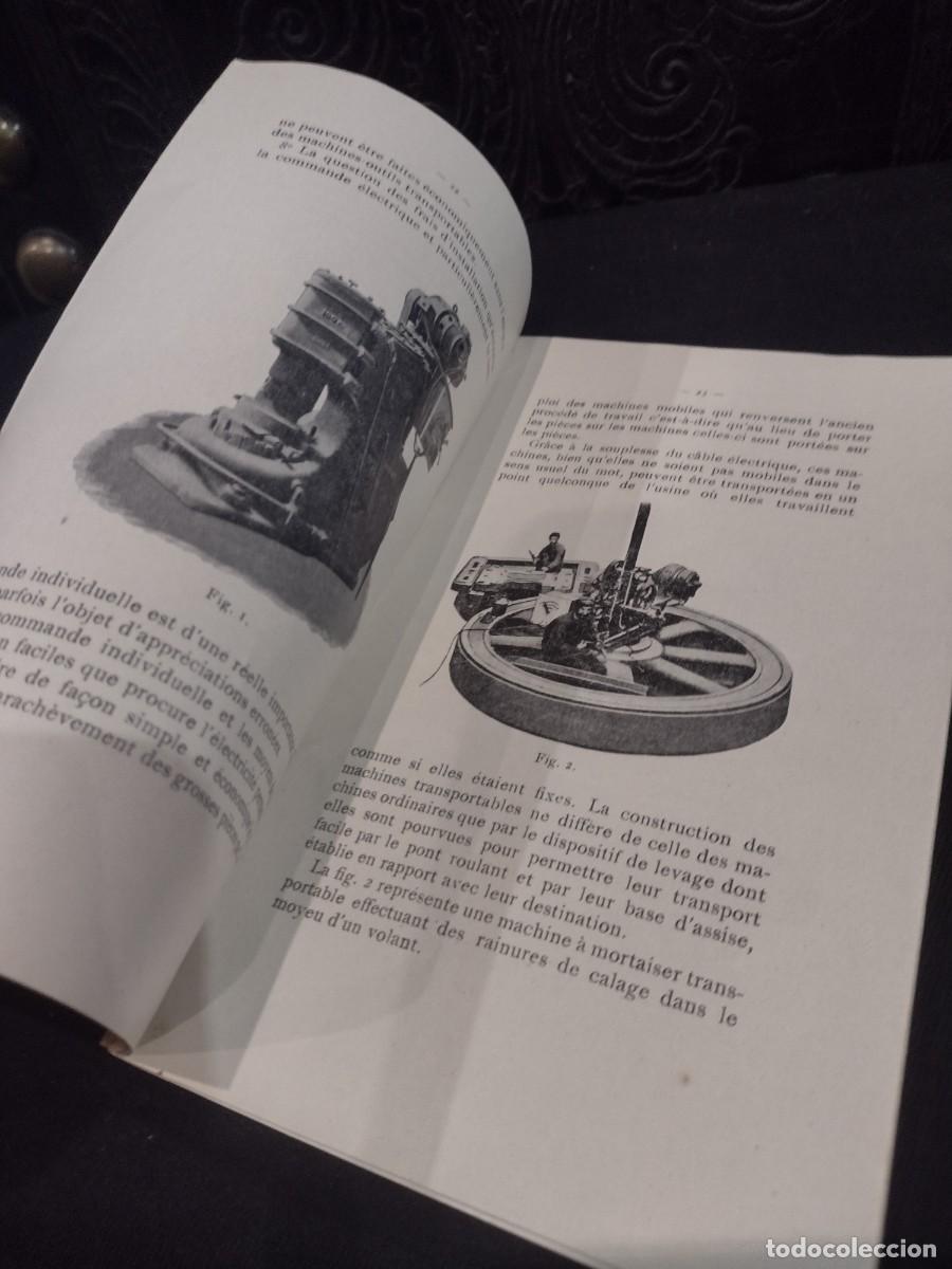 Libros antiguos: La Commande &Eacute;lectrique des Machines-Outils 1921 A. Durieux - Foto 6