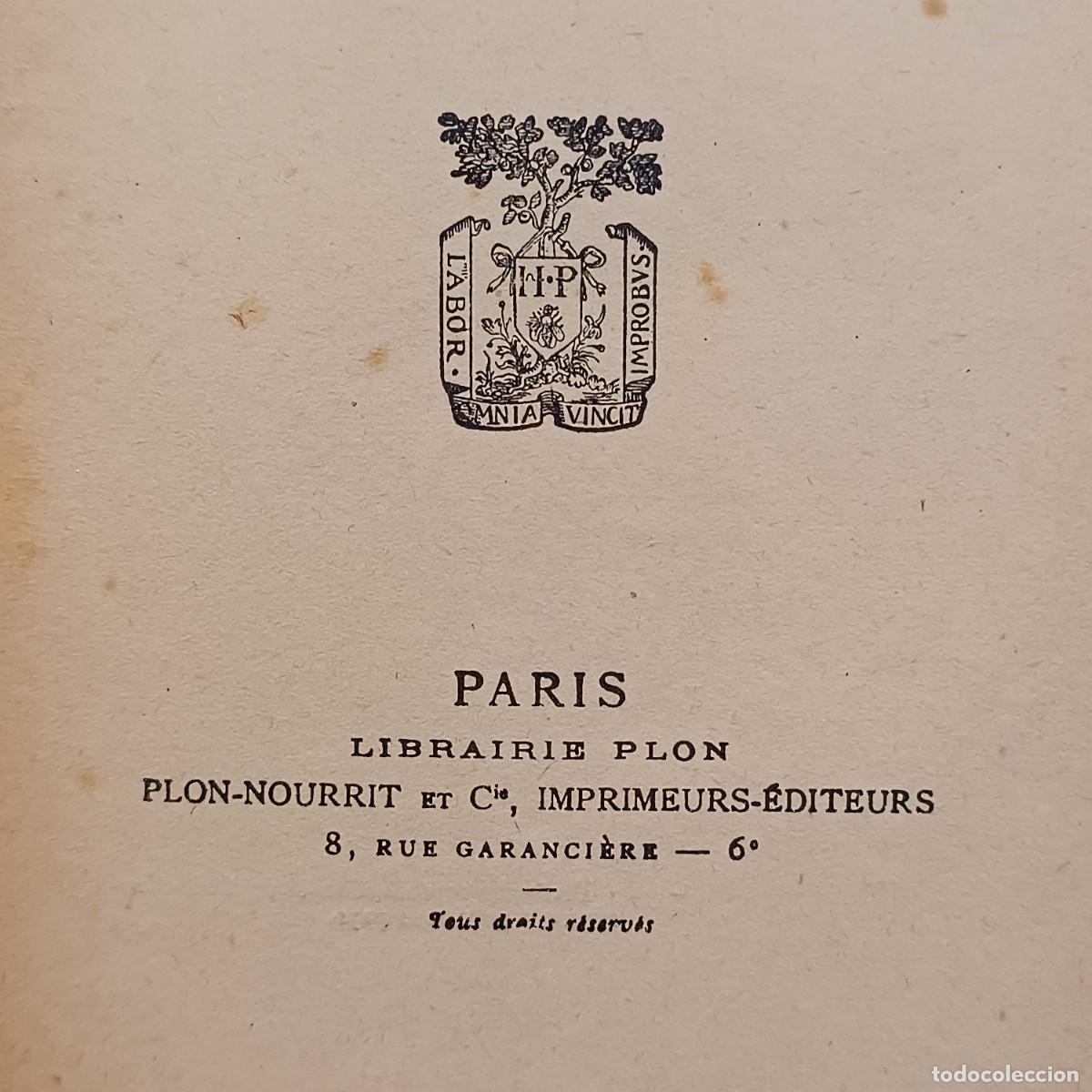 Libros antiguos: ENTRE DEUX AMES - LIBRAIRIE PLON . M. DELLY / 493 - Foto 4