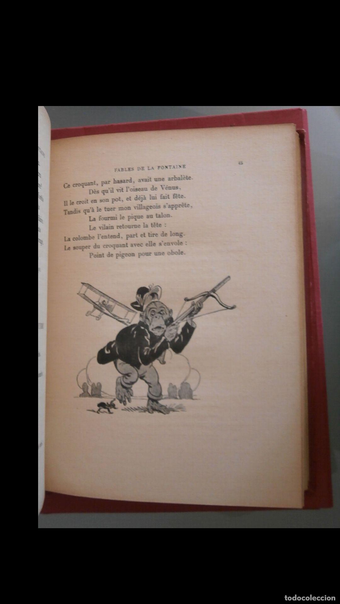Libros antiguos: Fable de La Fontaine - Foto 5