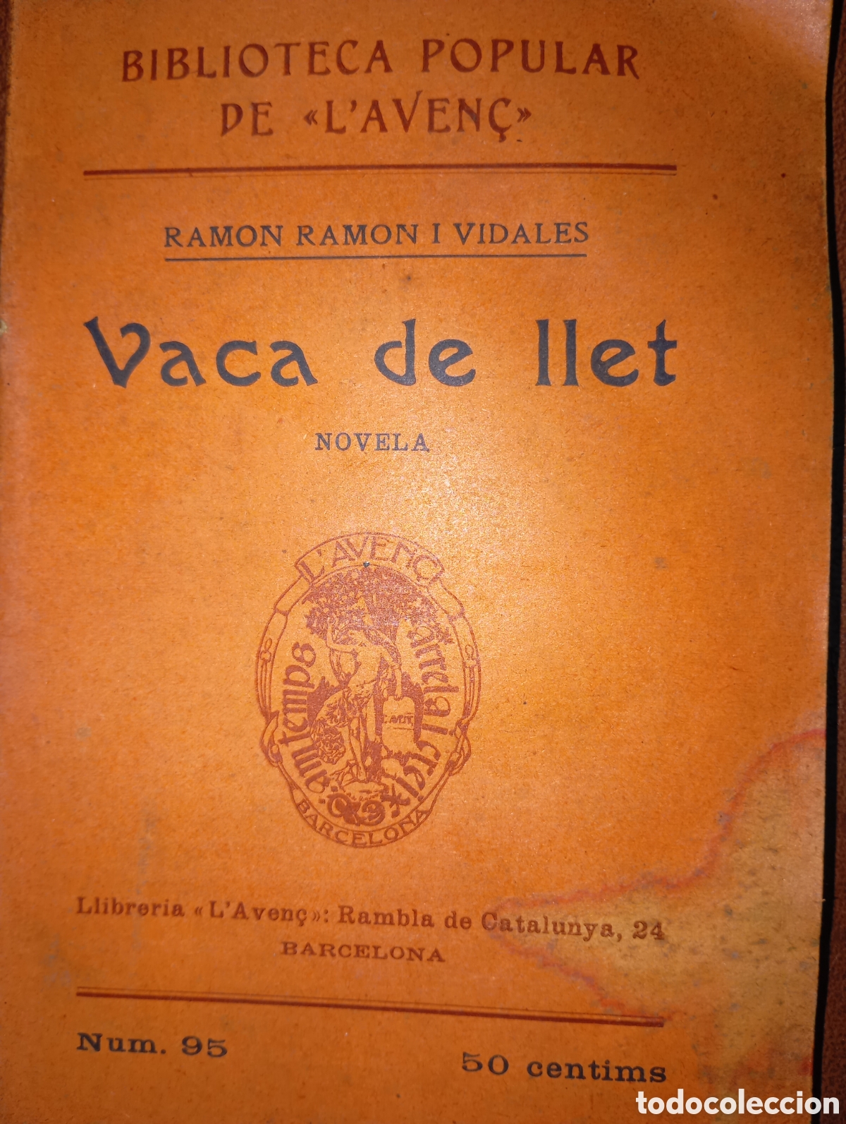 Libri antichi: Ramon Ramon i Vidales, Vaca de llet