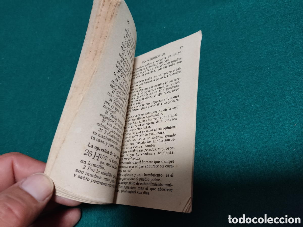 Libros antiguos: Librito Los proverbios a&ntilde;o 1935 - Foto 4