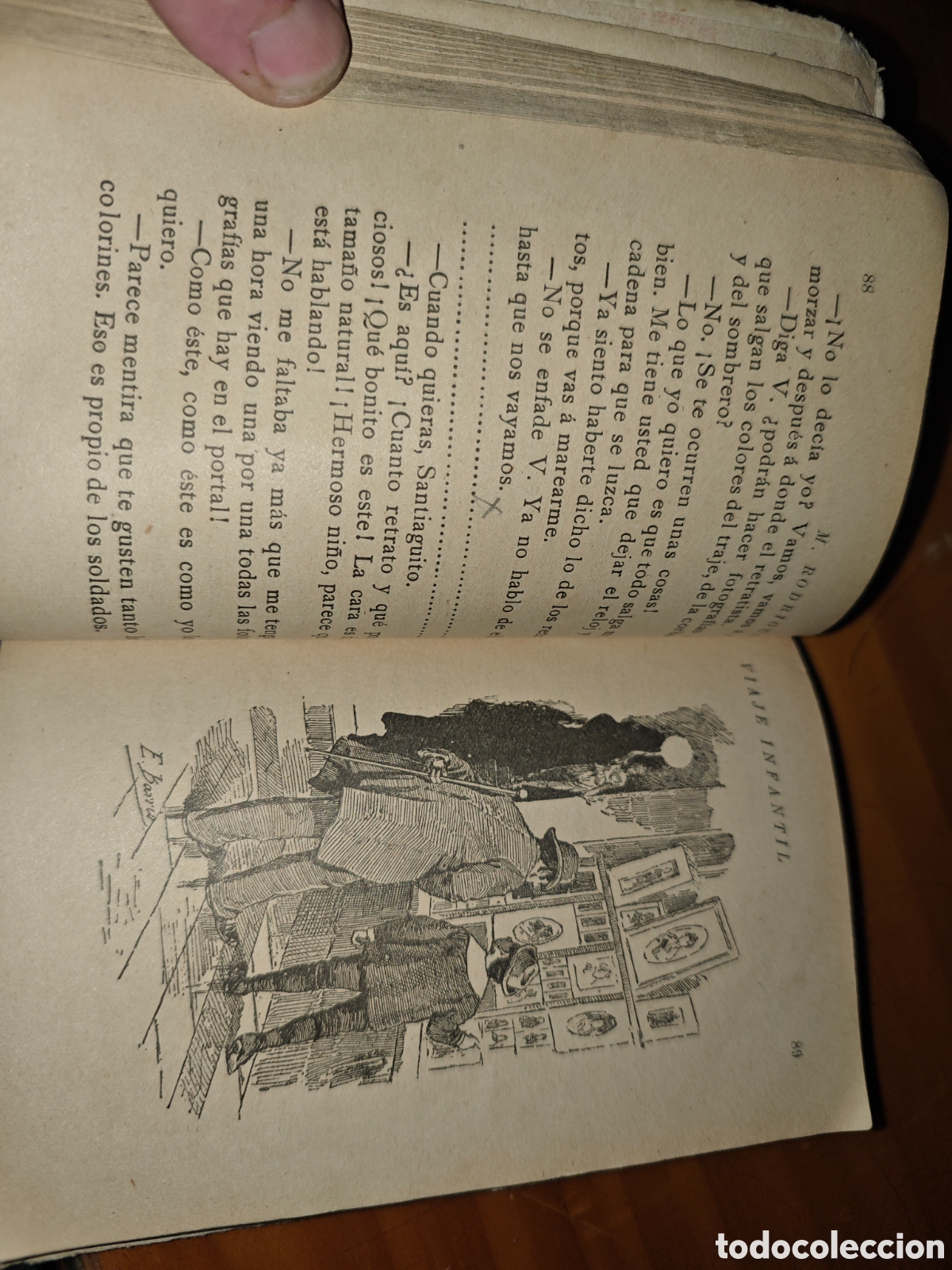 Libros antiguos: Viaje Infantil...... - Foto 6