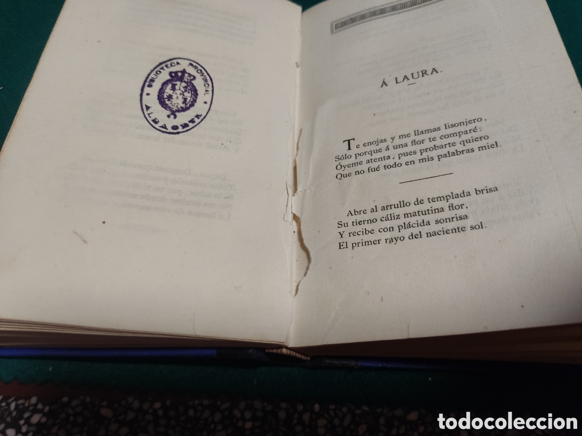 Libros antiguos: Libro antiguo sentir y so&ntilde;ar versos de Enrique de Saavedra 1876 - Foto 6