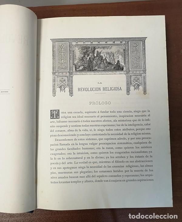 Libros antiguos: La Revoluci&oacute;n Religiosa 4 Tomos - Foto 7