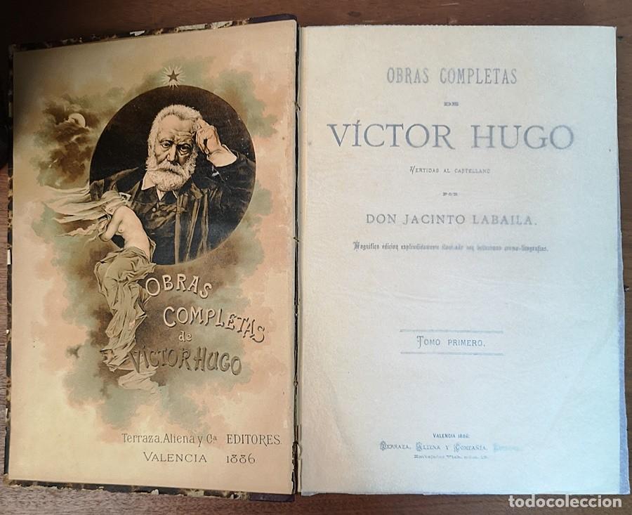 Libros antiguos: Obras Completa de V&iacute;ctor Hugo de 1886 - Foto 4