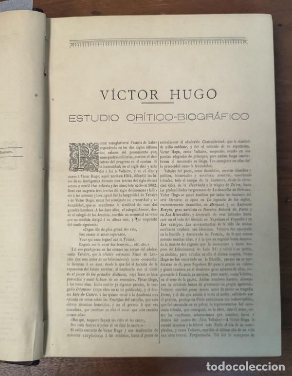 Libros antiguos: Obras Completa de V&iacute;ctor Hugo de 1886 - Foto 5