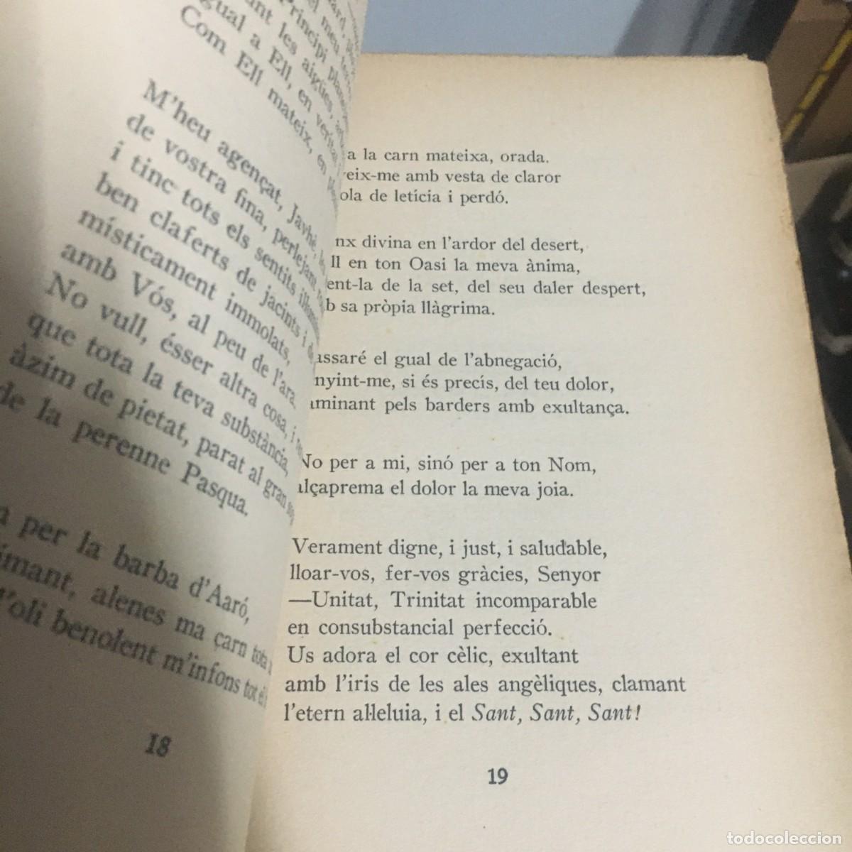 Libros antiguos: RIBOT, Pere.- - Laetare. (Poemes). - Foto 3