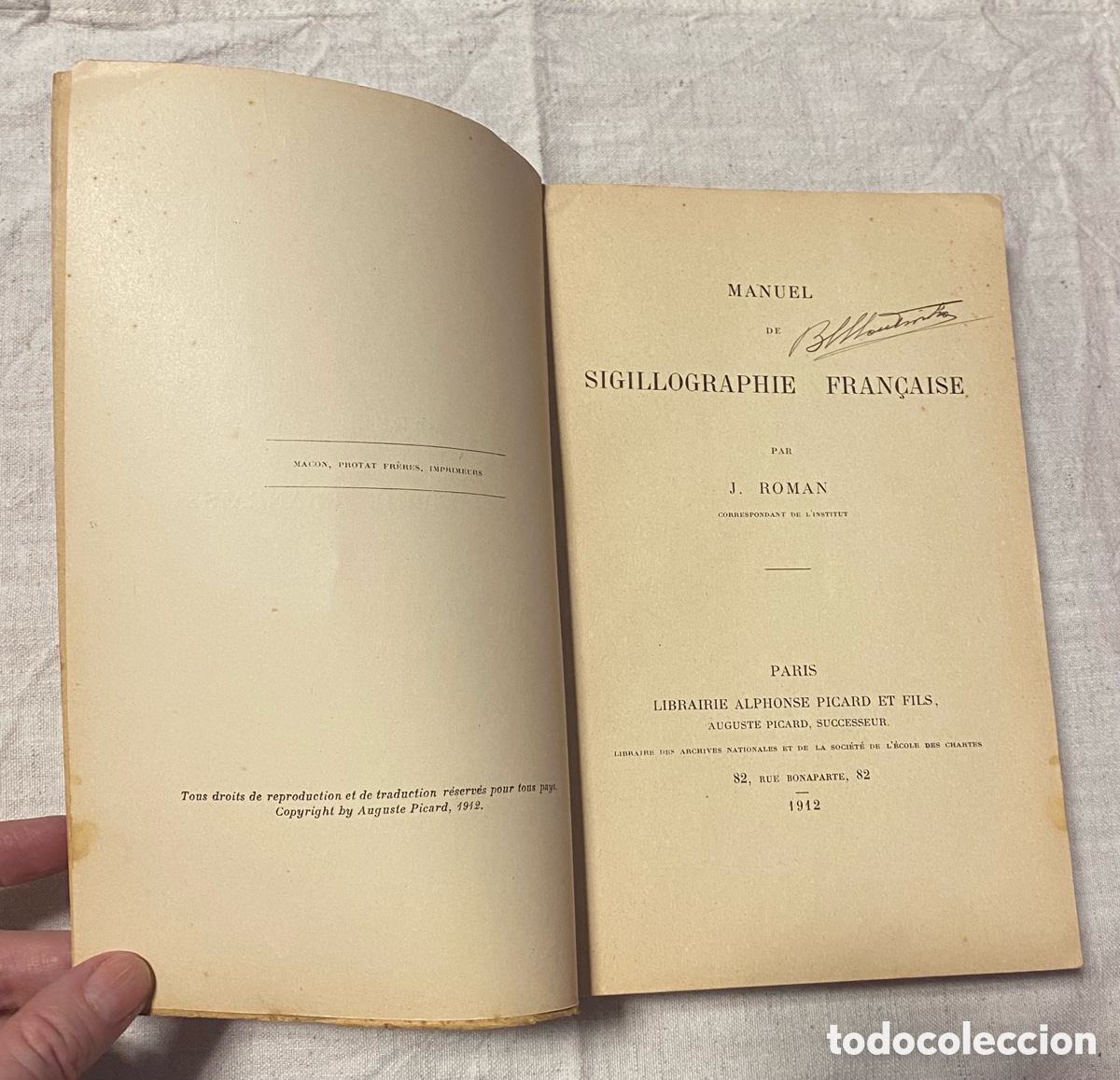 Libros antiguos: Manuel de Sigillograhie Fran&ccedil;aise - Foto 3