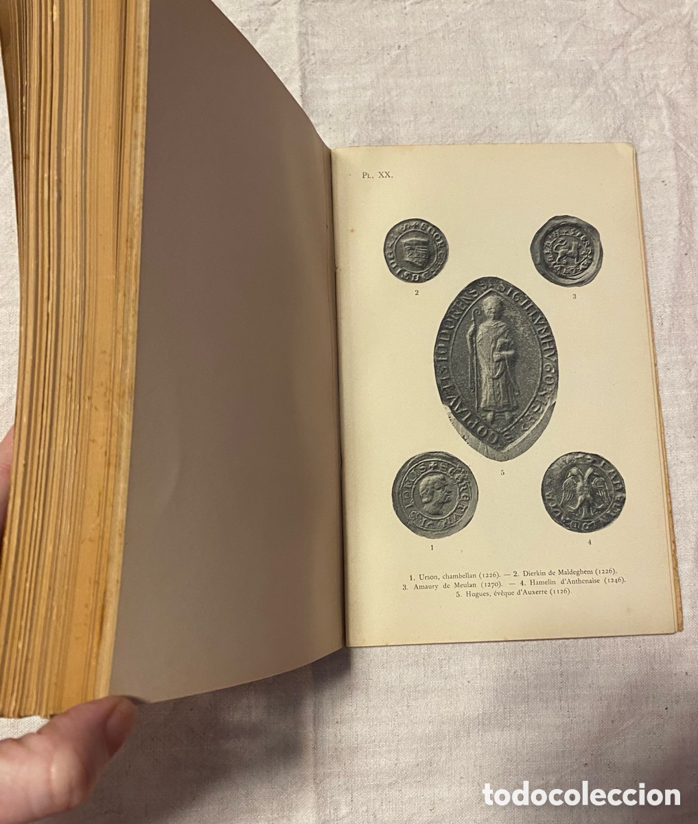Libros antiguos: Manuel de Sigillograhie Fran&ccedil;aise - Foto 9