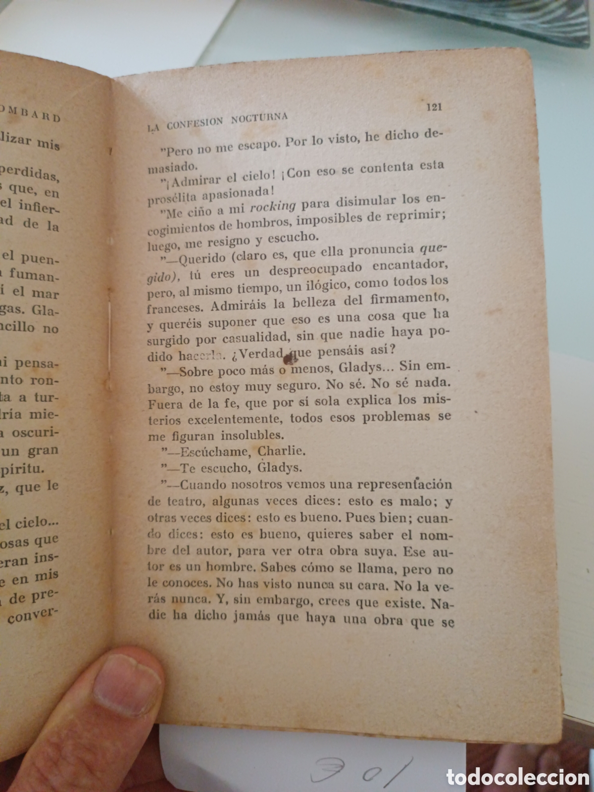 Libros antiguos: La confesi&oacute;n Nocturna. Jacques Lombard. - Foto 5