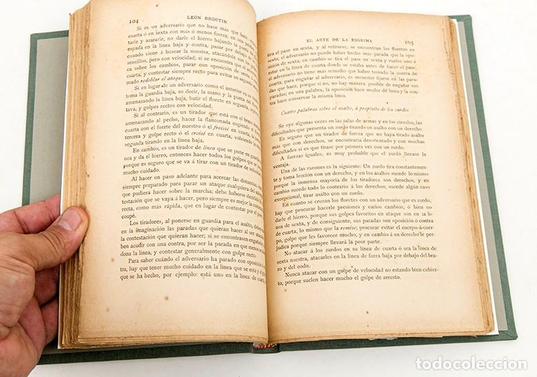 Libros antiguos: EL ARTE DE LA ESGRIMA - LEON BROUTIN - 1893 - Foto 4